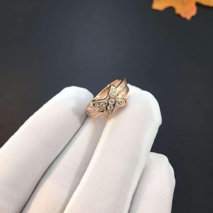 [Vicky]JEUX DE PINK GOLD DIAMOND RING