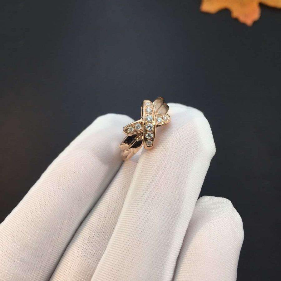 [Vicky]JEUX DE PINK GOLD DIAMOND RING