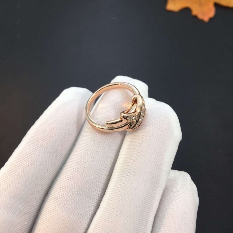[Vicky]JEUX DE PINK GOLD DIAMOND RING