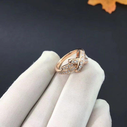 [Vicky]JEUX DE RING PINK GOLD DIAMOND