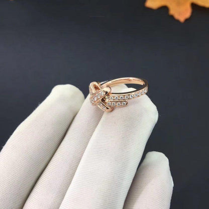 [Vicky]JEUX DE RING PINK GOLD DIAMOND