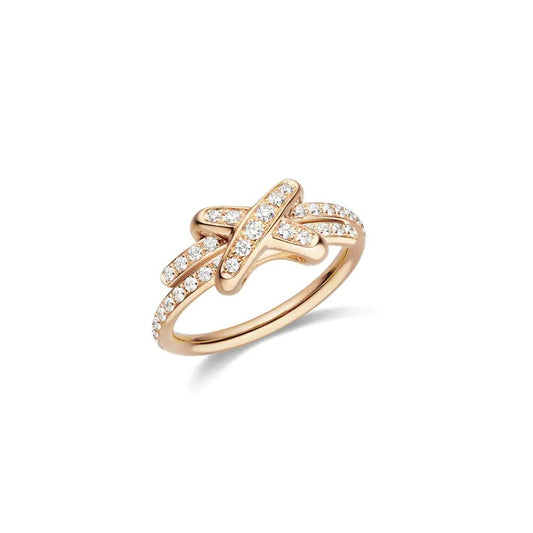 [Vicky]JEUX DE RING PINK GOLD DIAMOND