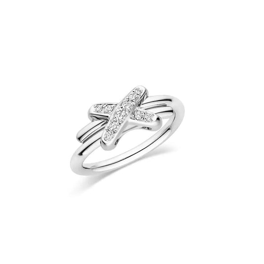 [Vicky]JEUX DE SILVER DIAMOND RING