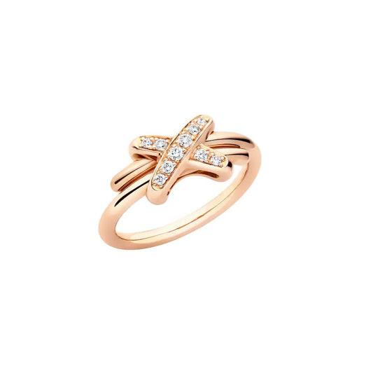 [Vicky]JEUX DE PINK GOLD DIAMOND RING
