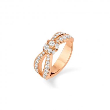 [Vicky]LIENS PINK GOLD DIAMOND RING