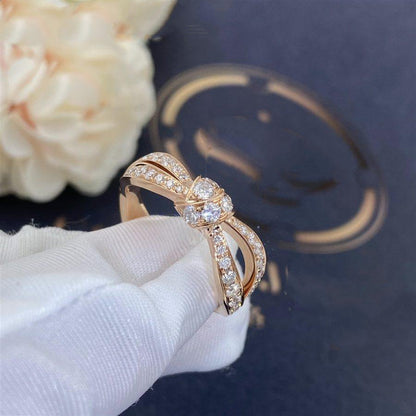 [Vicky]LIENS PINK GOLD DIAMOND RING