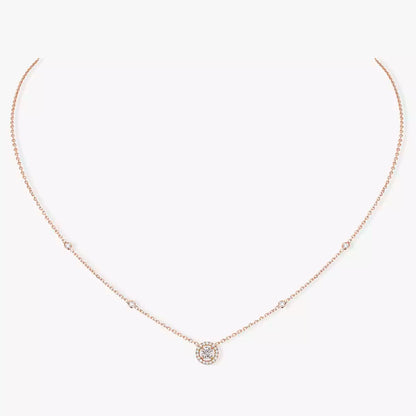 [Vicky]Diamond Necklace 0,20ct Brilliant Shape Joy