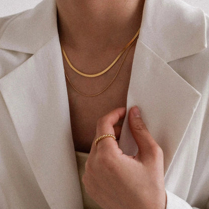 [Royal Vicky]Melody Gold Twist Ring