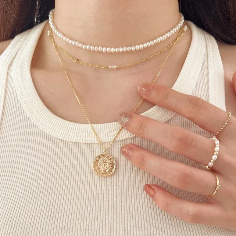[Royal Vicky]Fiji Pearl Band Ring