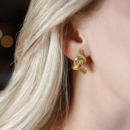 [Royal Vicky]Briony Gold Earrings