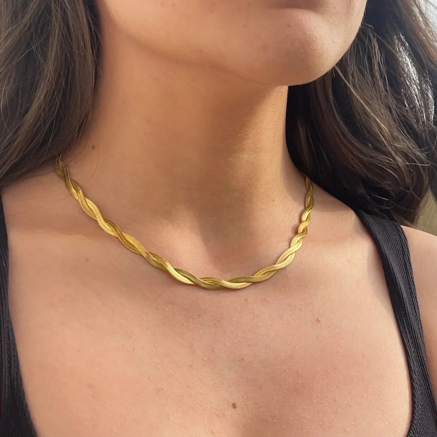 [Royal Vicky]Lysa Twisted Chain Necklace