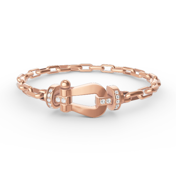 [Vicky]FORCE LARGE HORSESHOE CLASP  METAL BRACELET