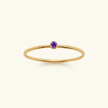 [Royal Vicky]Amelia Birthstone Stacker Ring