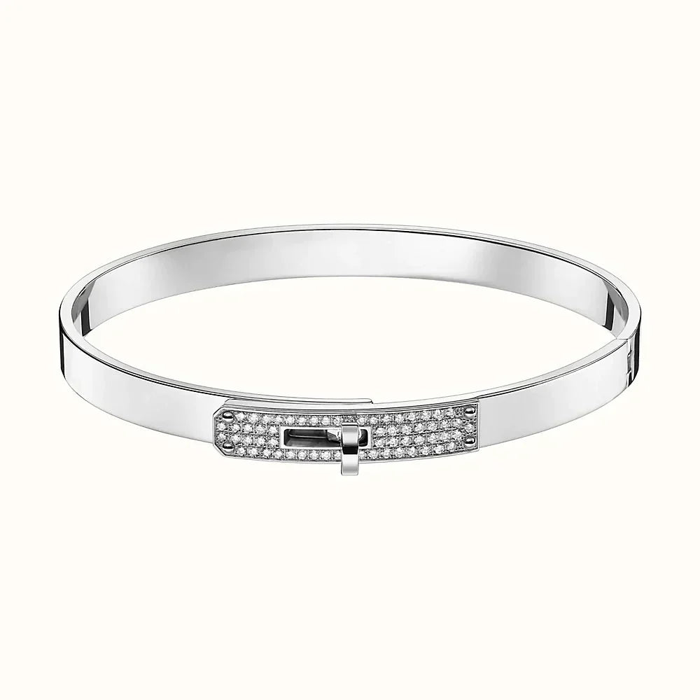 [Vicky]KELLY SILVER DIAMOND BRACELET