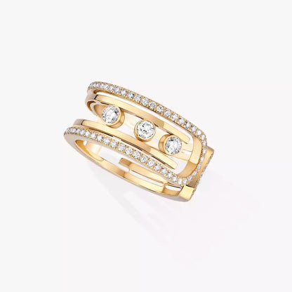 [Vicky]Move 10th Diamond Ring in Gold