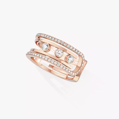 [Vicky]Move 10th Diamond Ring in Gold