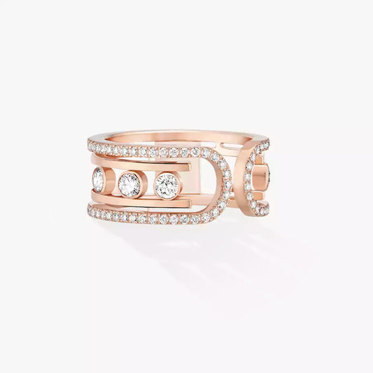 [Vicky]Move 10th Diamond Ring in Gold