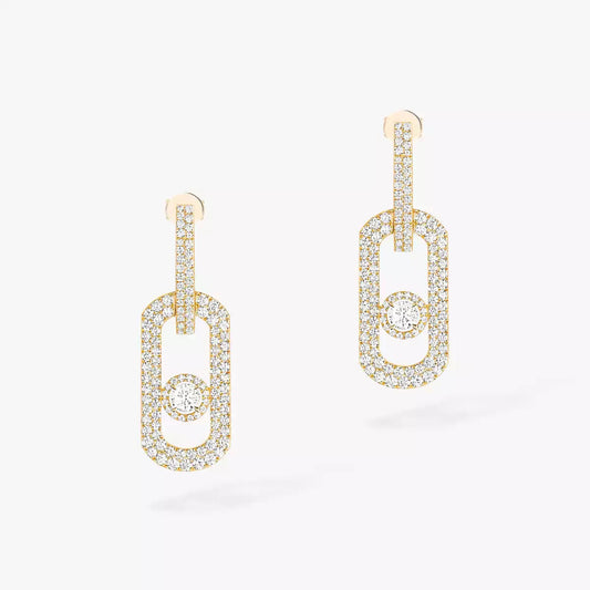 [Vicky]So Move XL Pave_-Set Diamond Pendant Earrings