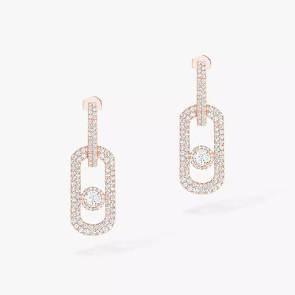 [Vicky]So Move XL Pave_-Set Diamond Pendant Earrings