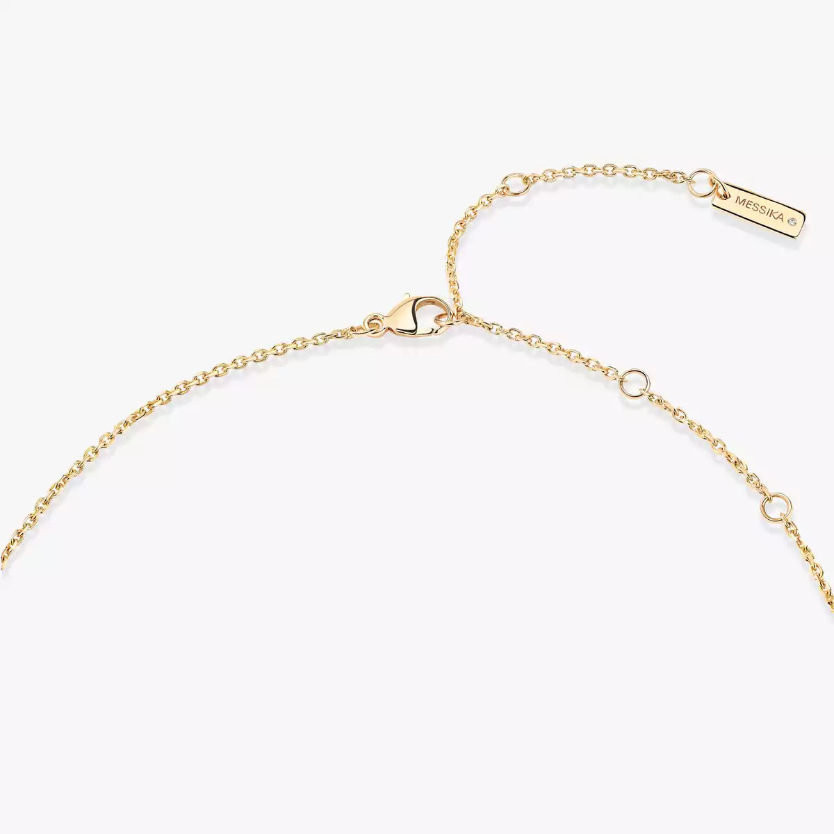 [Vicky]Lucky Eye Diamond Necklace in Rose Gold and Turquoise