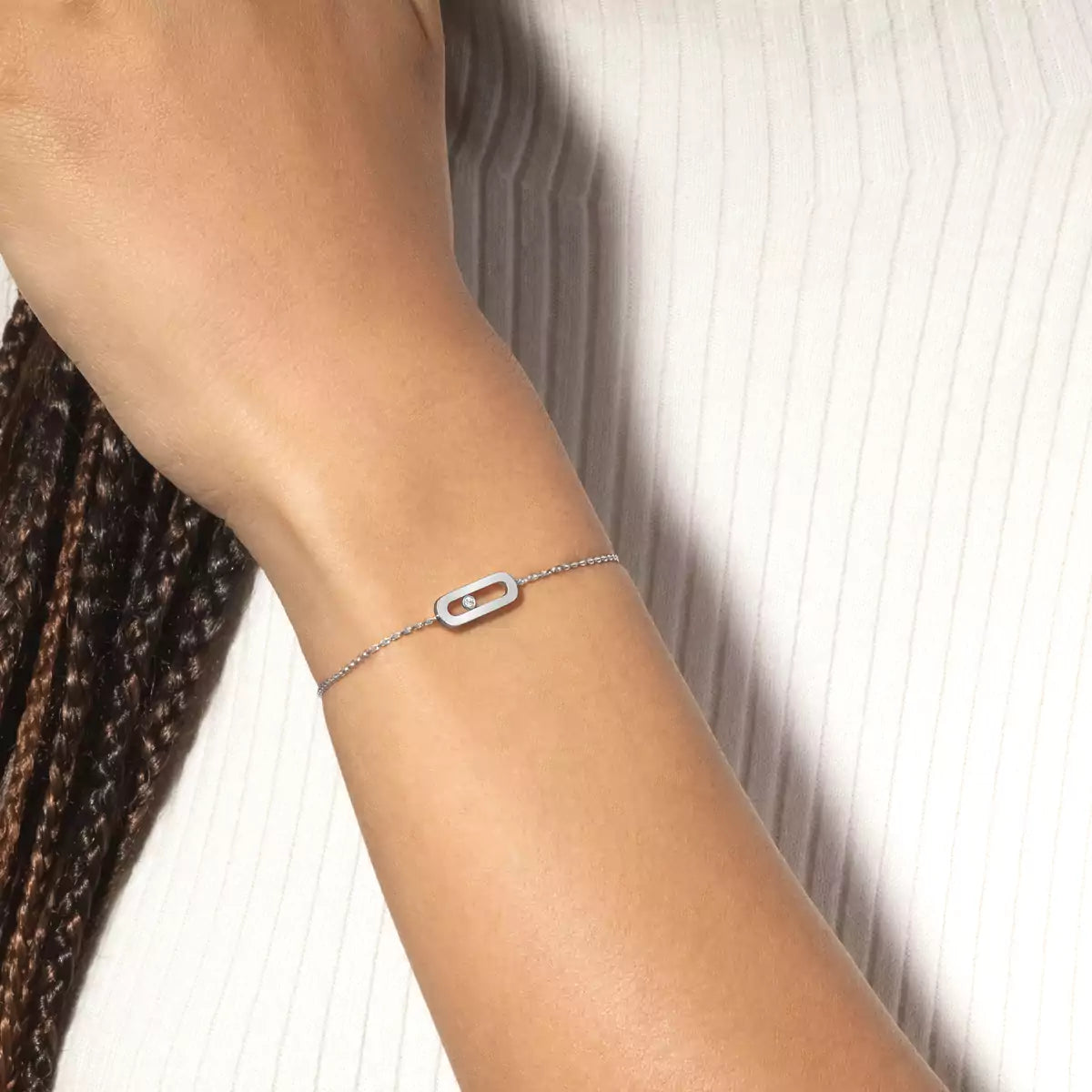[Vicky]Move Uno Diamond Bracelet