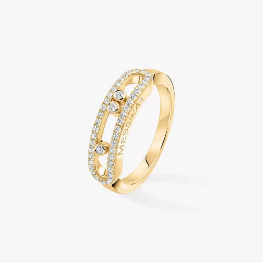 [Vicky] Baby Move Gold Diamond Pave_ Ring