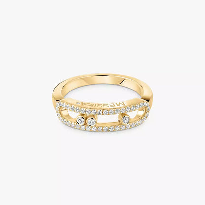 [Vicky] Baby Move Gold Diamond Pave_ Ring