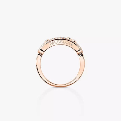 [Vicky] Baby Move Gold Diamond Pave_ Ring