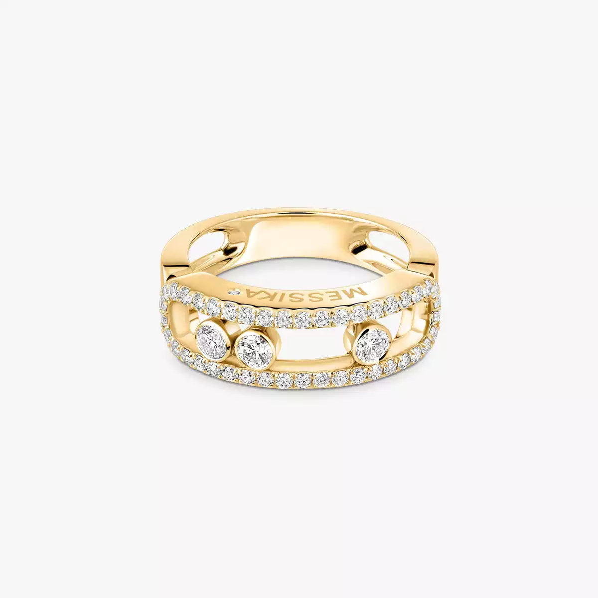[Vicky] Move Gold Diamond Pave_ Ring