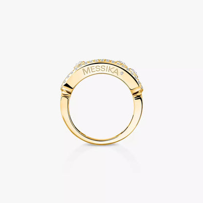 [Vicky] Move Gold Diamond Pave_ Ring