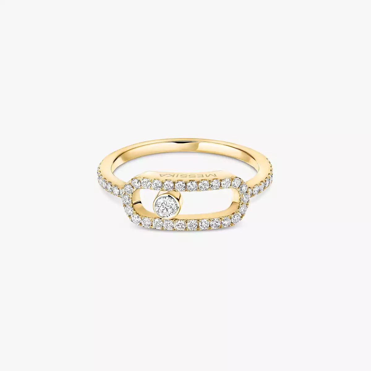 [Vicky]Move Uno Diamond Ring in Gold