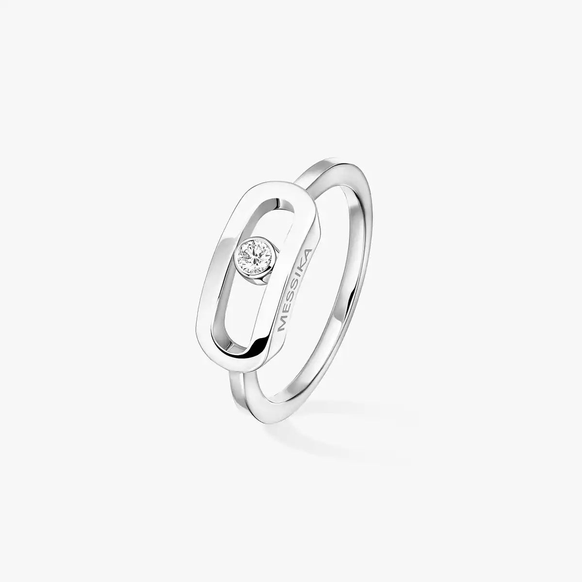 [Vicky]Move Uno Diamond Ring in Gold