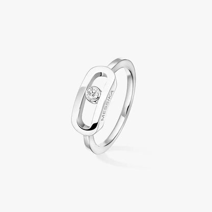 [Vicky]Move Uno Diamond Ring in Gold