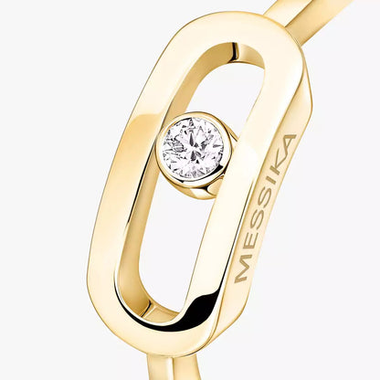 [Vicky]Move Uno Diamond Ring in Gold