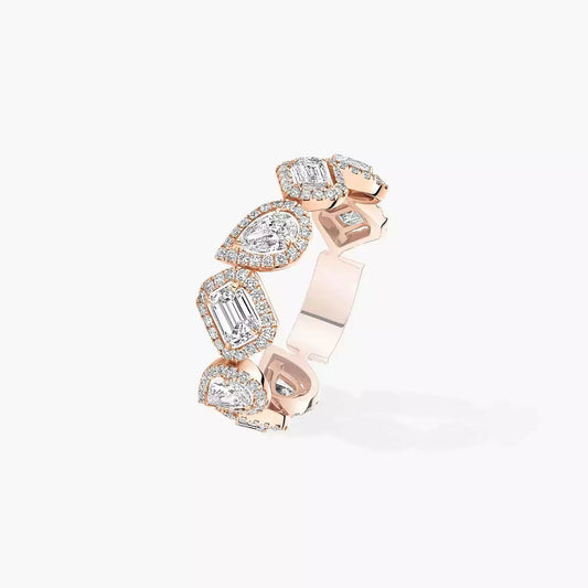 [Vicky] Diamond Wedding Ring My Twin