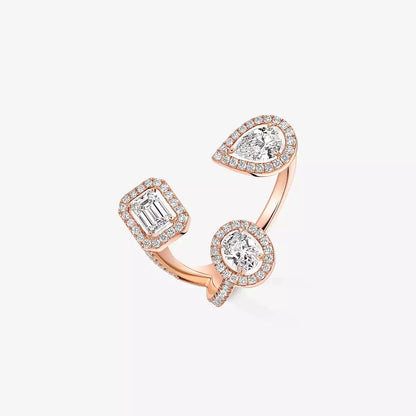 [Vicky]  Diamond Ring 0,25ct My Twin Trilogy