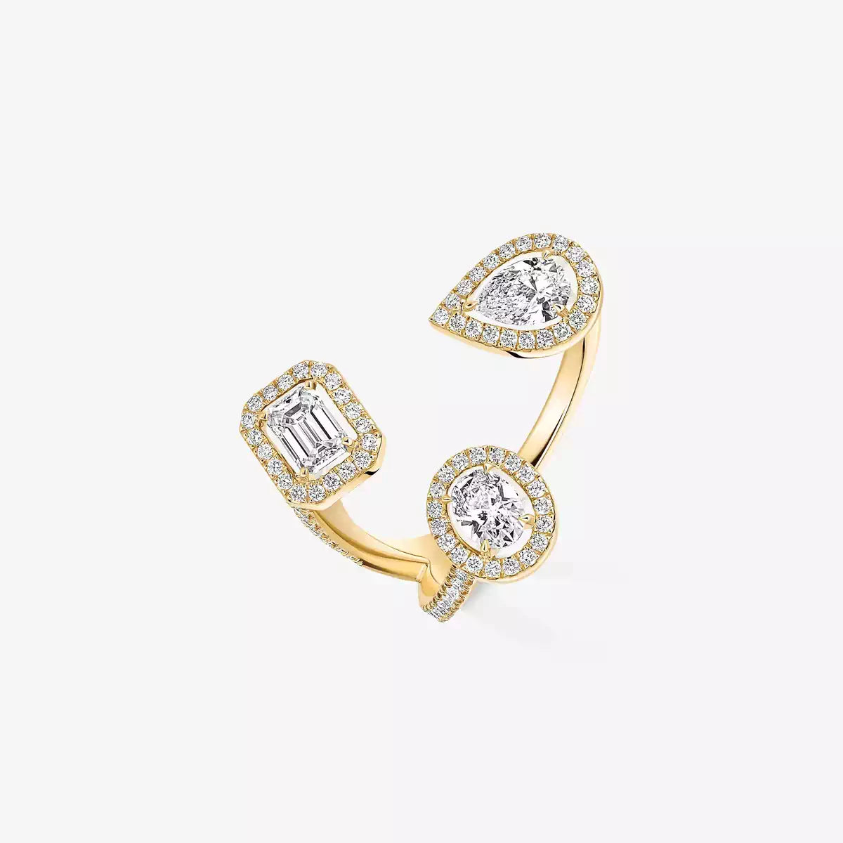 [Vicky]  Diamond Ring 0,25ct My Twin Trilogy