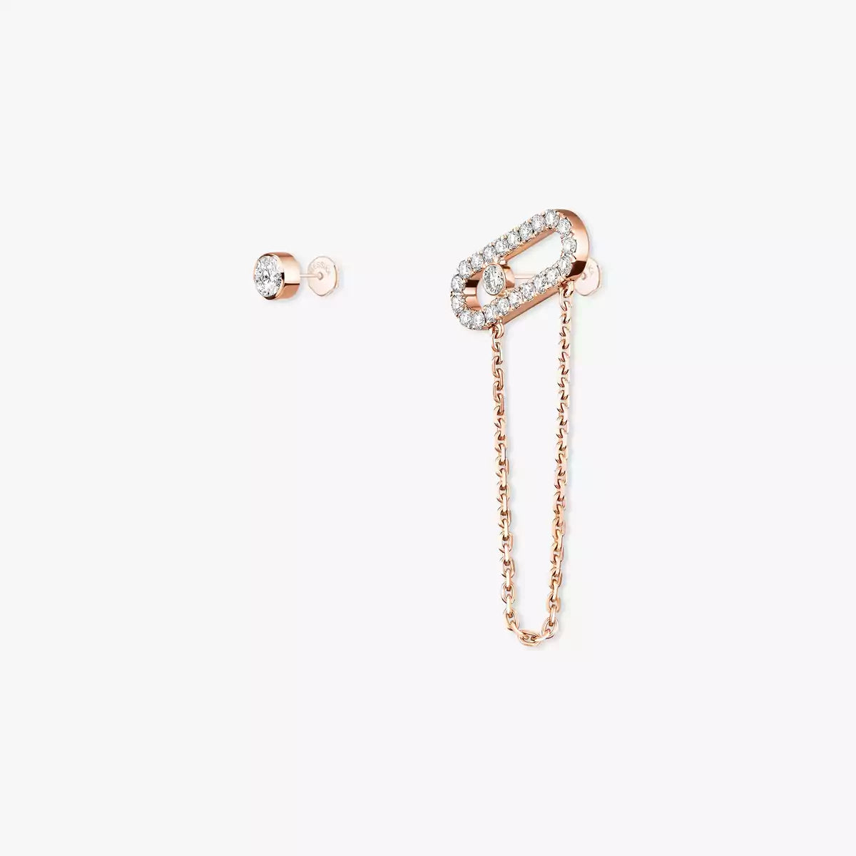 [Vicky]Move Uno Diamond Earrings