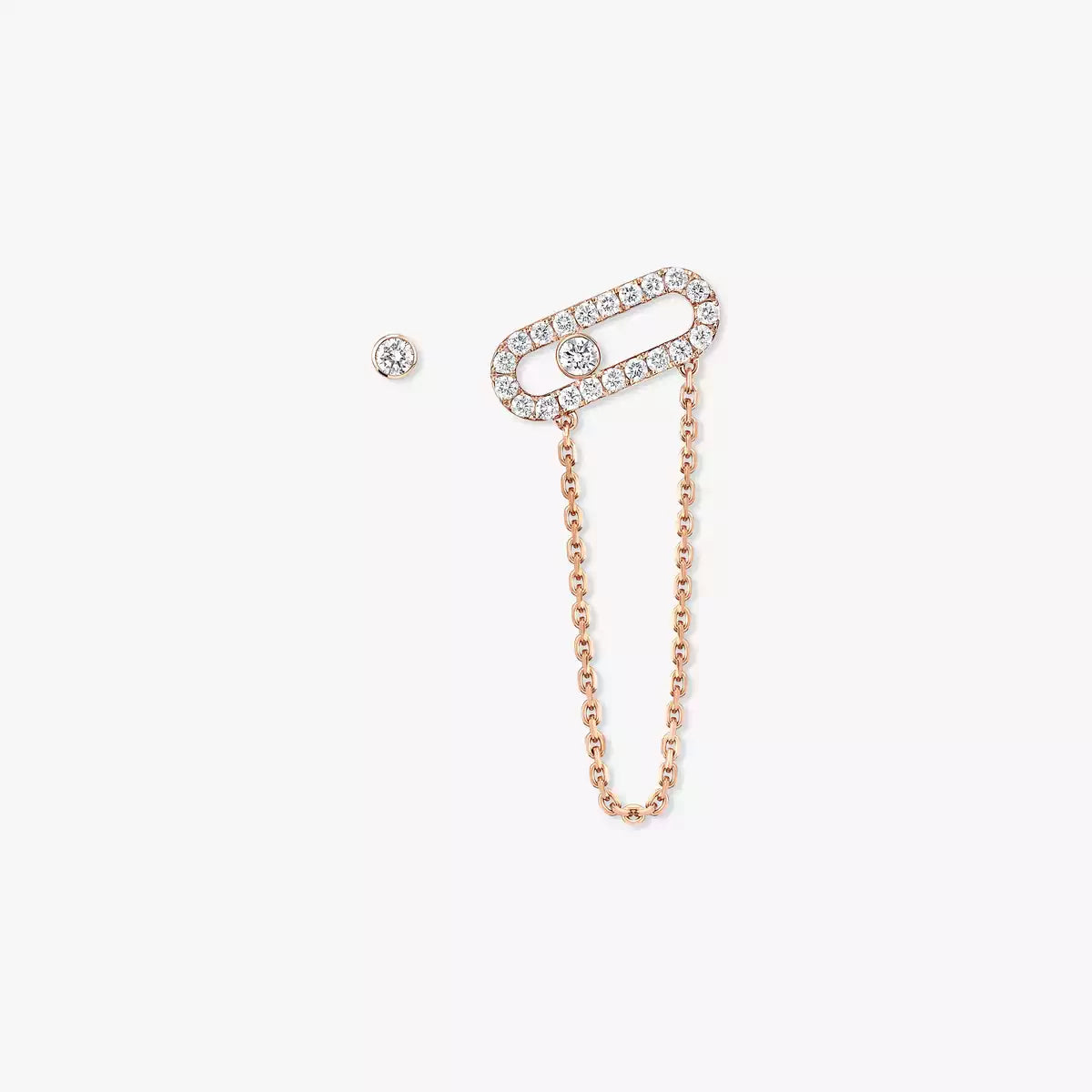 [Vicky]Move Uno Diamond Earrings