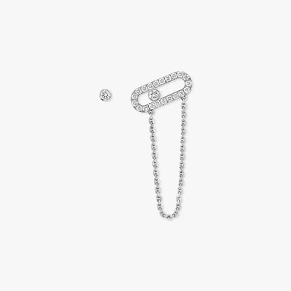 [Vicky]Move Uno Diamond Earrings