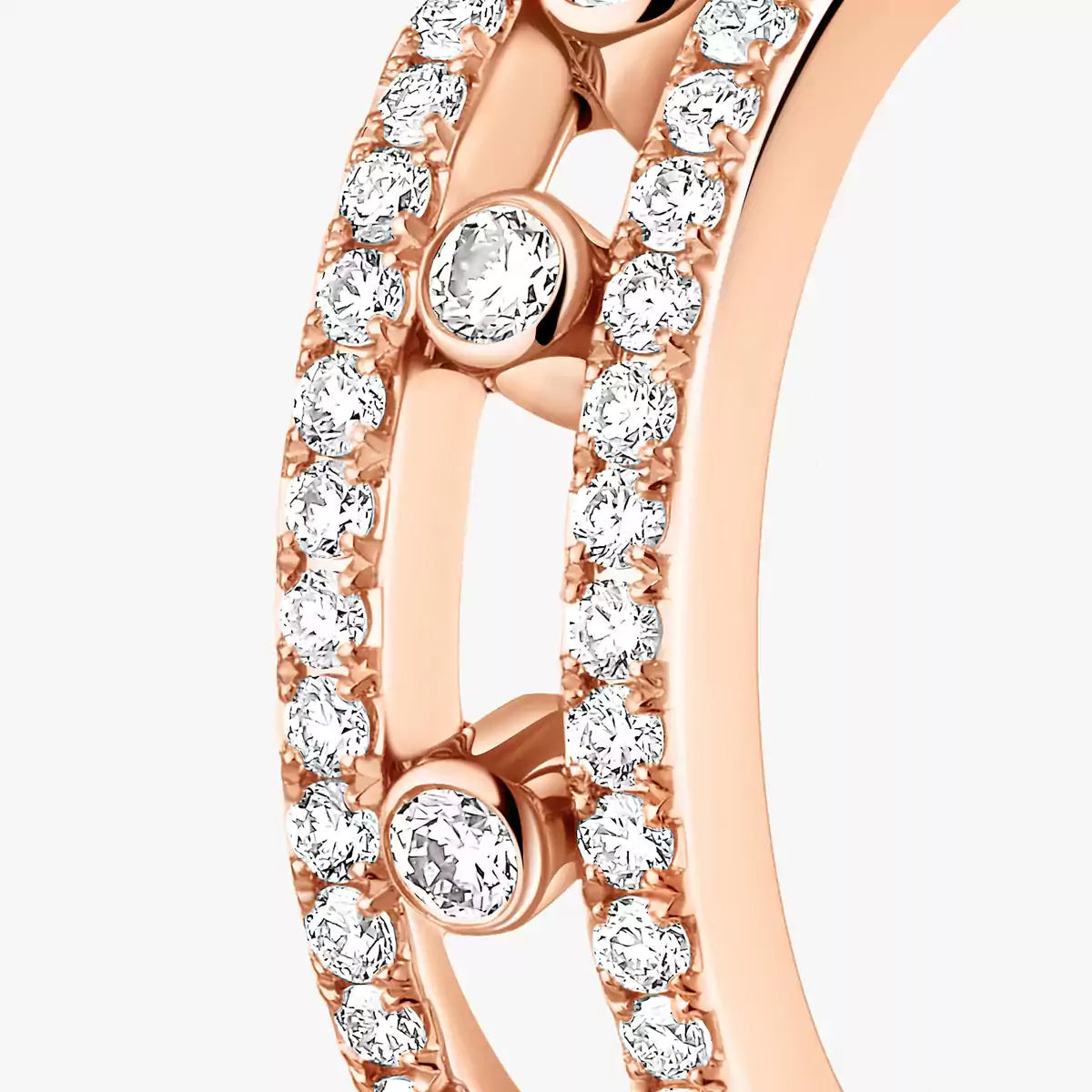 [Vicky]Diamond Pave_ Hoop Earrings Move