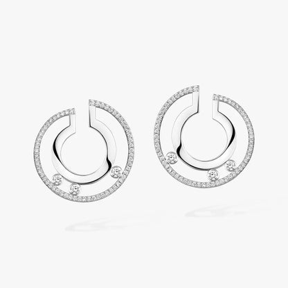 [Vicky] Move Romane Small Diamond Hoop Earrings