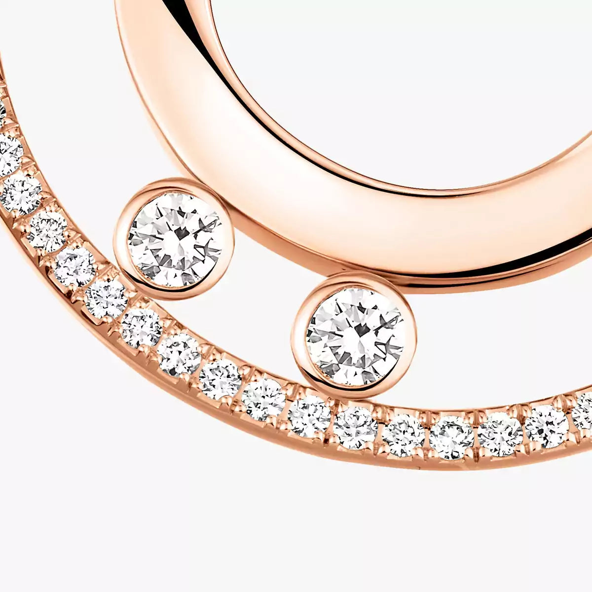 [Vicky] Move Romane Small Diamond Hoop Earrings
