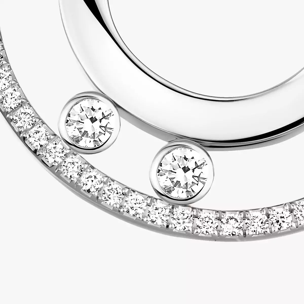 [Vicky] Move Romane Small Diamond Hoop Earrings