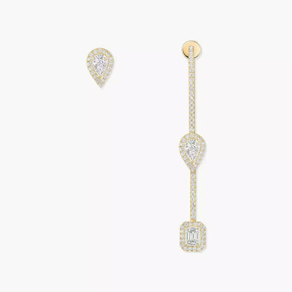 [Vicky]Diamond Drop Earrings My Twin