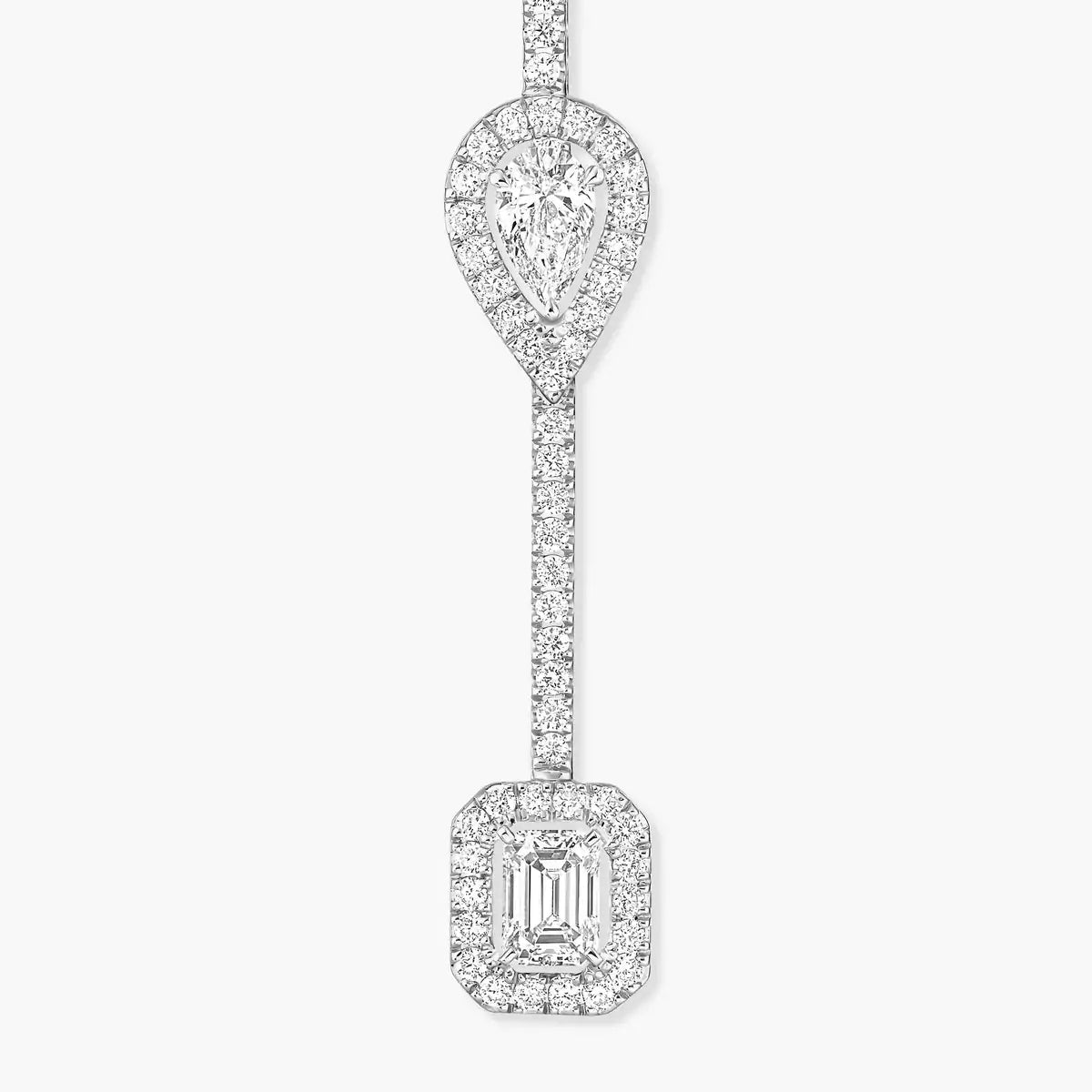 [Vicky]Diamond Drop Earrings My Twin