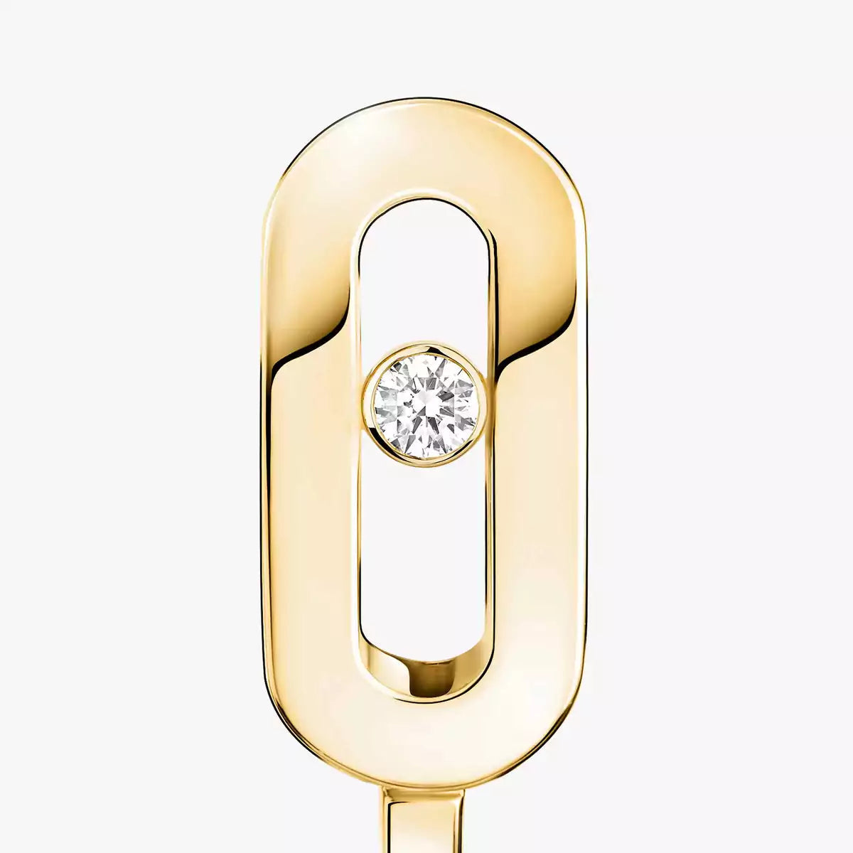 [Vicky]Diamond Mini Hoop Earrings Move Classique