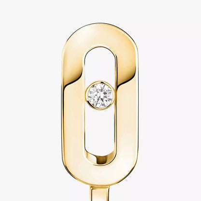 [Vicky]Diamond Mini Hoop Earrings Move Classique