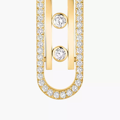 [Vicky]Diamond Pendant Earrings Move 10Th