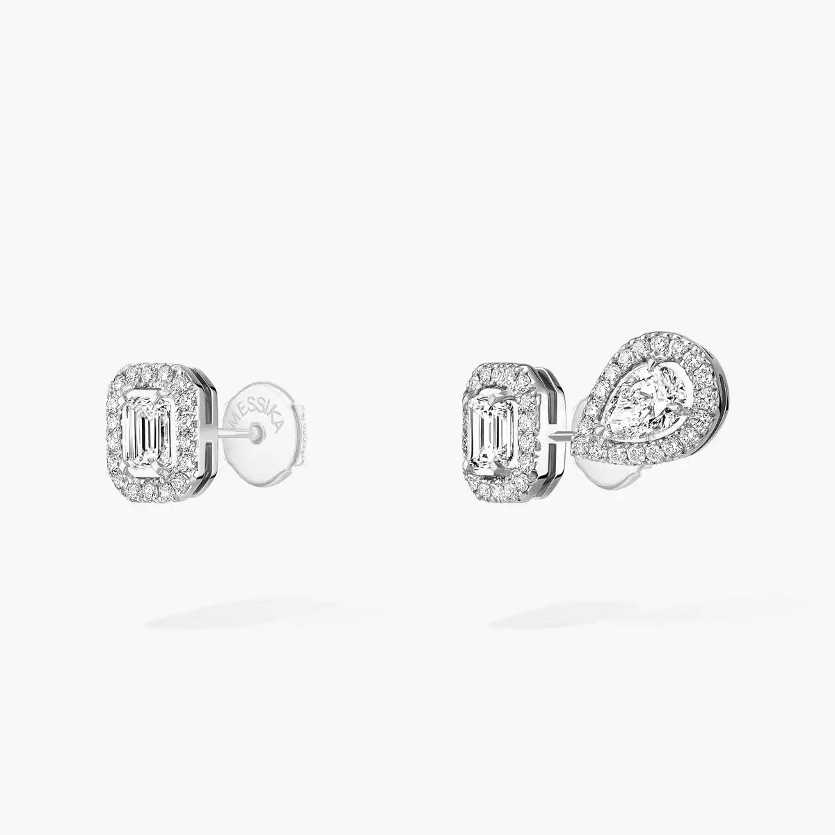 [Vicky]Diamond Earrings 0,10ct My Twin 1+2